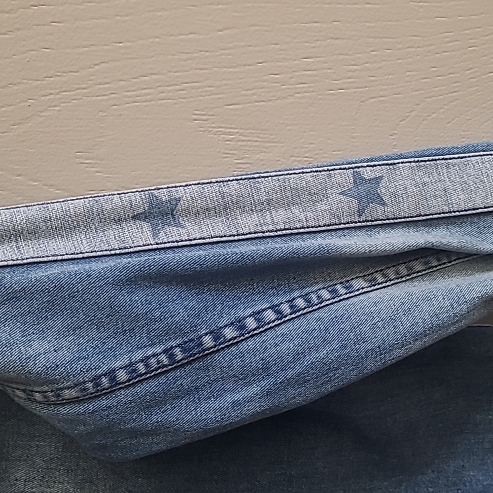 MOTHER The Star Bruiser Denim Jacket in In-Flight Entertainment Wash Sz XS - Picture 7 of 8